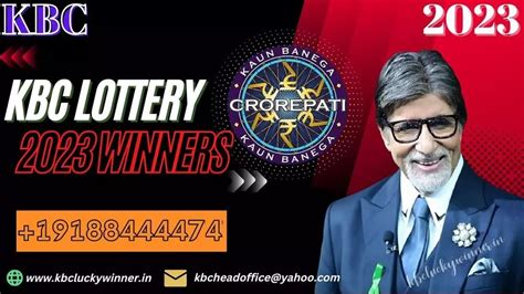 kbc lottery winner 2023 whatsapp|KBC Lottery Winner 2023 List – KBC WhatsApp Number .